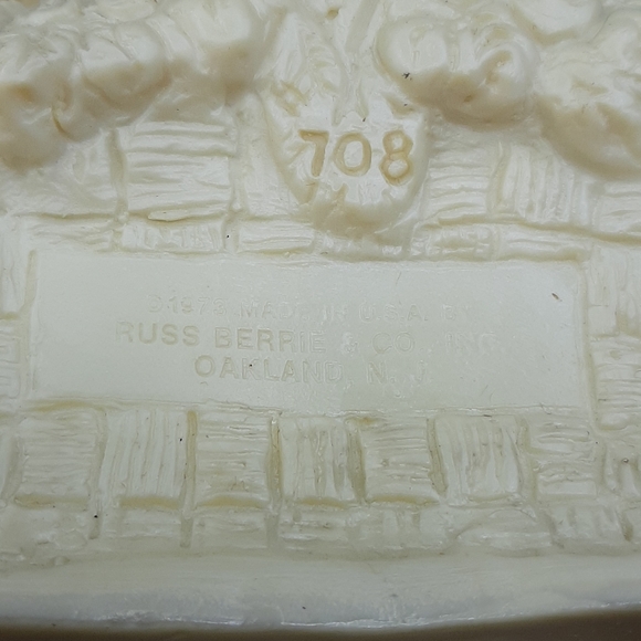 1973 Russ Berrie I Love You This Much Blow Mold Big Eyes Girl 11'' Tall #708 - Picture 7 of 7